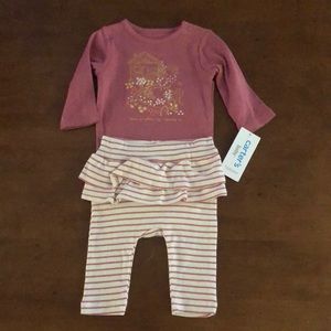 Sweet 2 piece “home is where my mommy is” 3 month set